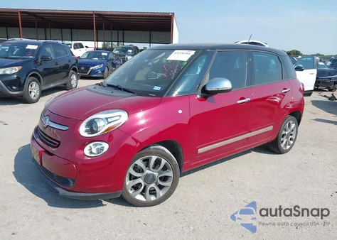 2014 Fiat 500L Lounge z USA, uszkodzony, nr VIN ZFBCFACH4EZ021328